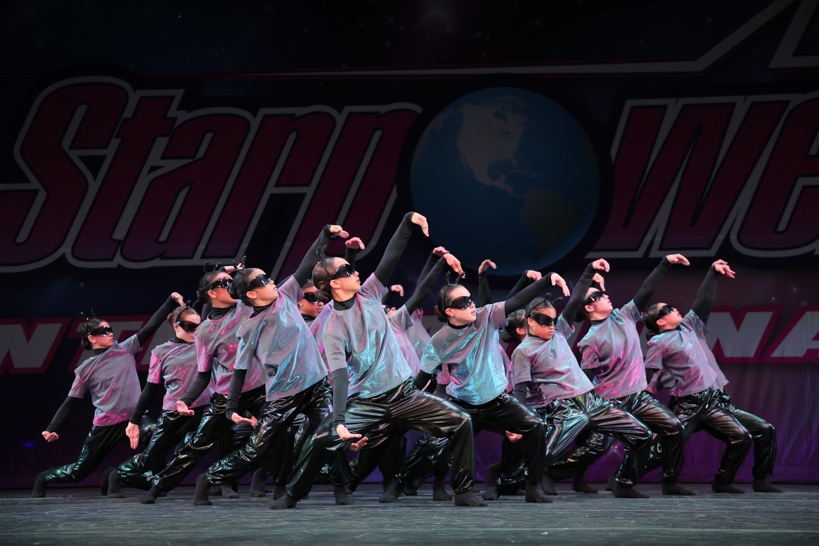 A PDD contemporary dancer on stage